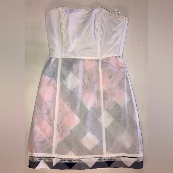 Vintage LILLY PULITZER Bowen Dress Gingham Embroidered Strapless Lined (6) - Picture 14 of 17